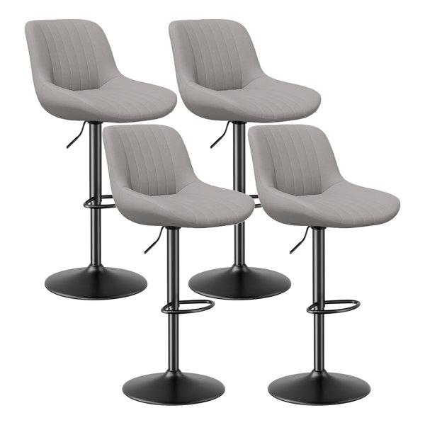 Corrigan Studio® Swivel Adjustable Height Bar Stool,Counter Stool(Set